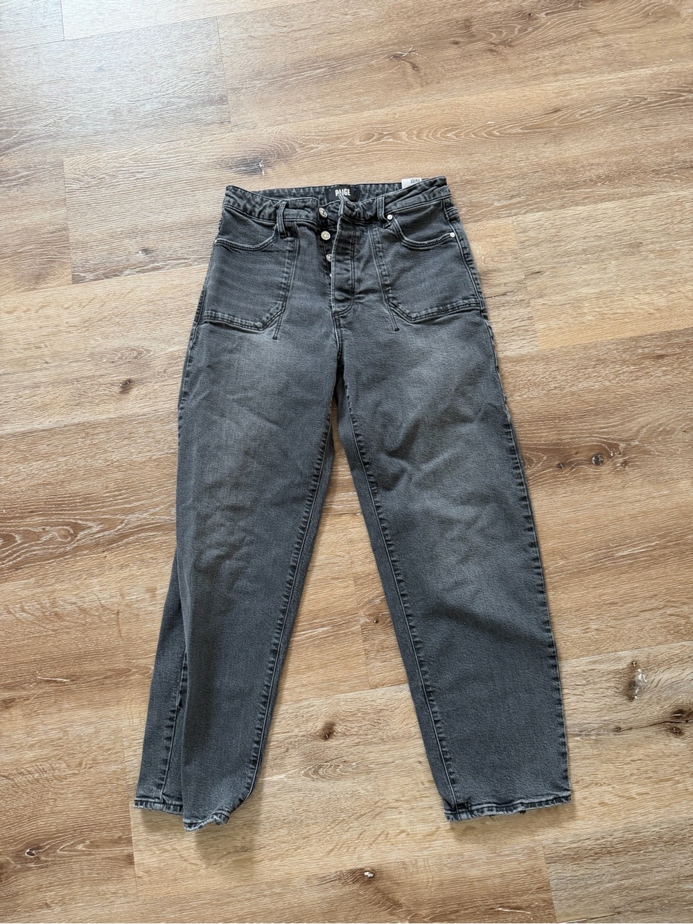 PAIGE High-Rise Black Wash Jeans